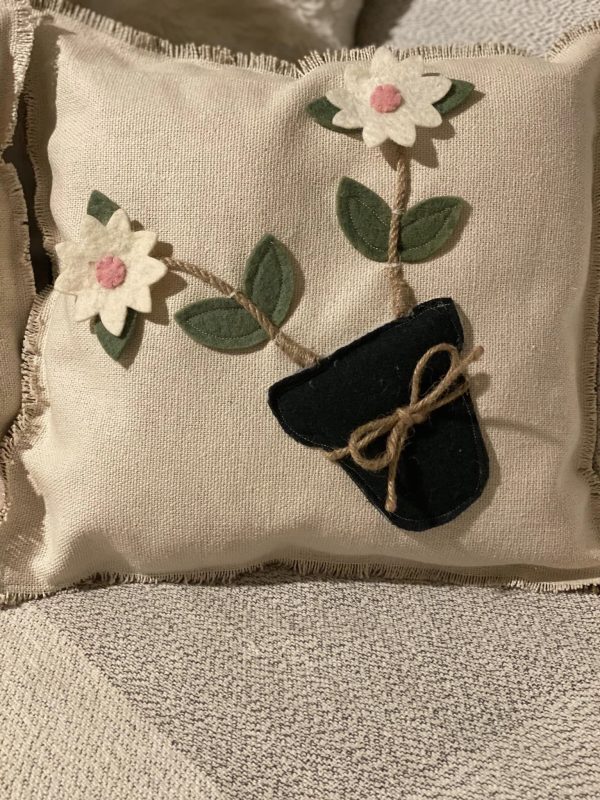 Flower Pot Pillow