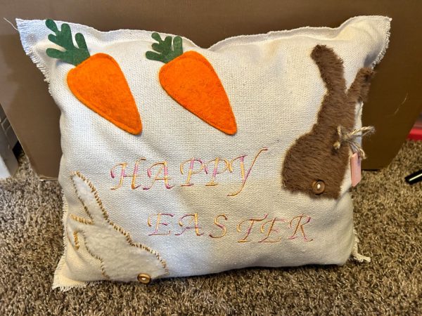 Happy Easter Throw Pillow