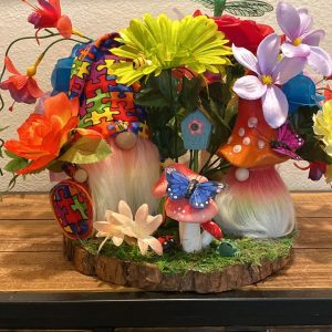Colorful Garden Gnomes