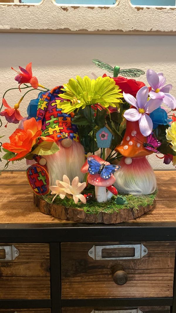 Colorful Garden Gnomes