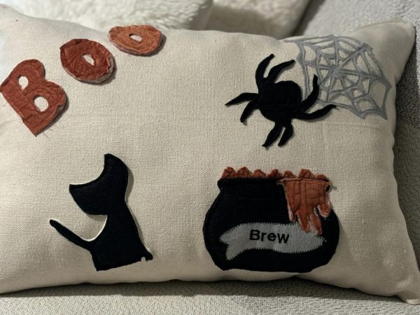 Halloween Boo pillow