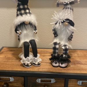 Black and White family and blessed gnomes