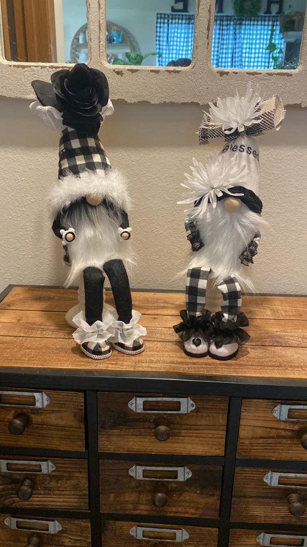 Black and White family and blessed gnomes