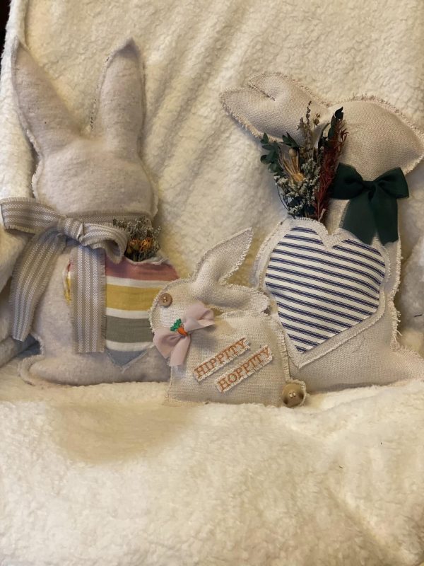Homemade Easter Bunny Throw Pillows1