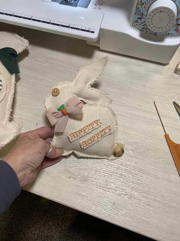 Homemade Easter Bunny Throw Pillows1