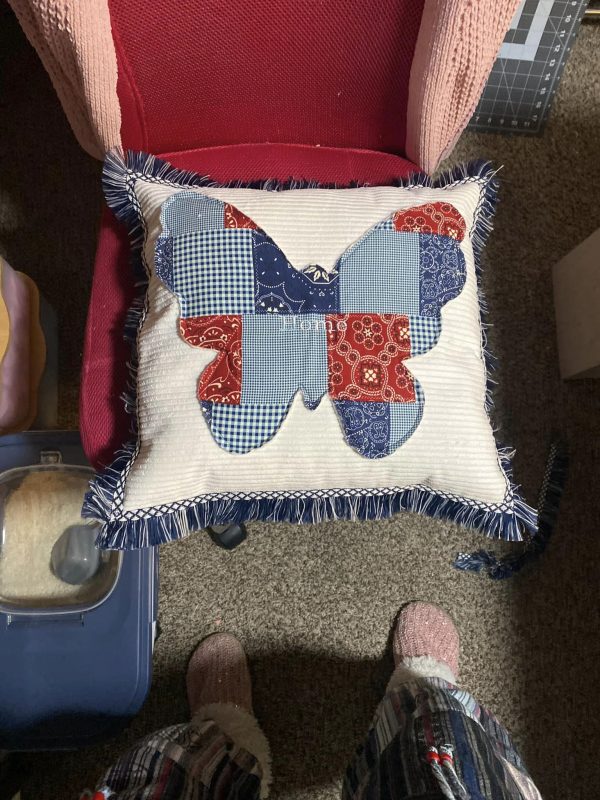 assorted throw pillows
